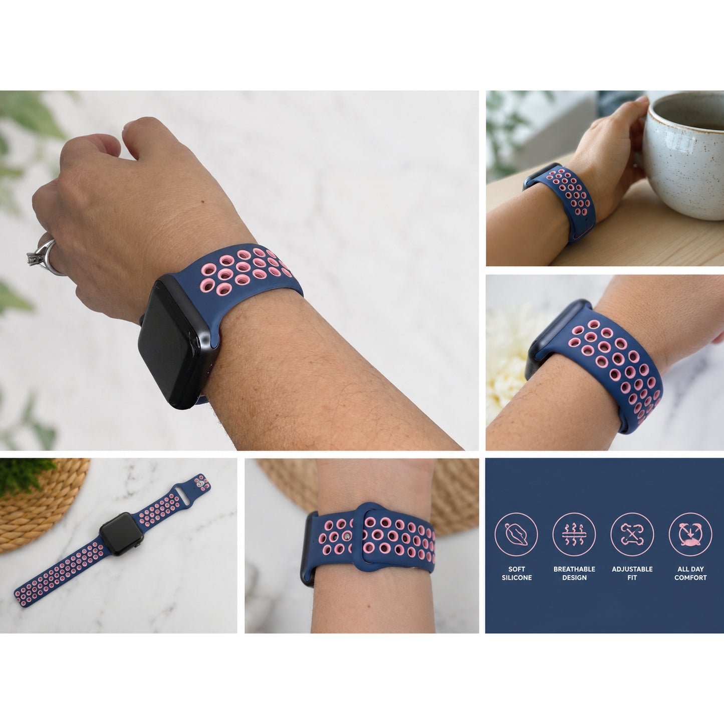 Silicone Apple Watch Band- 38/40mm