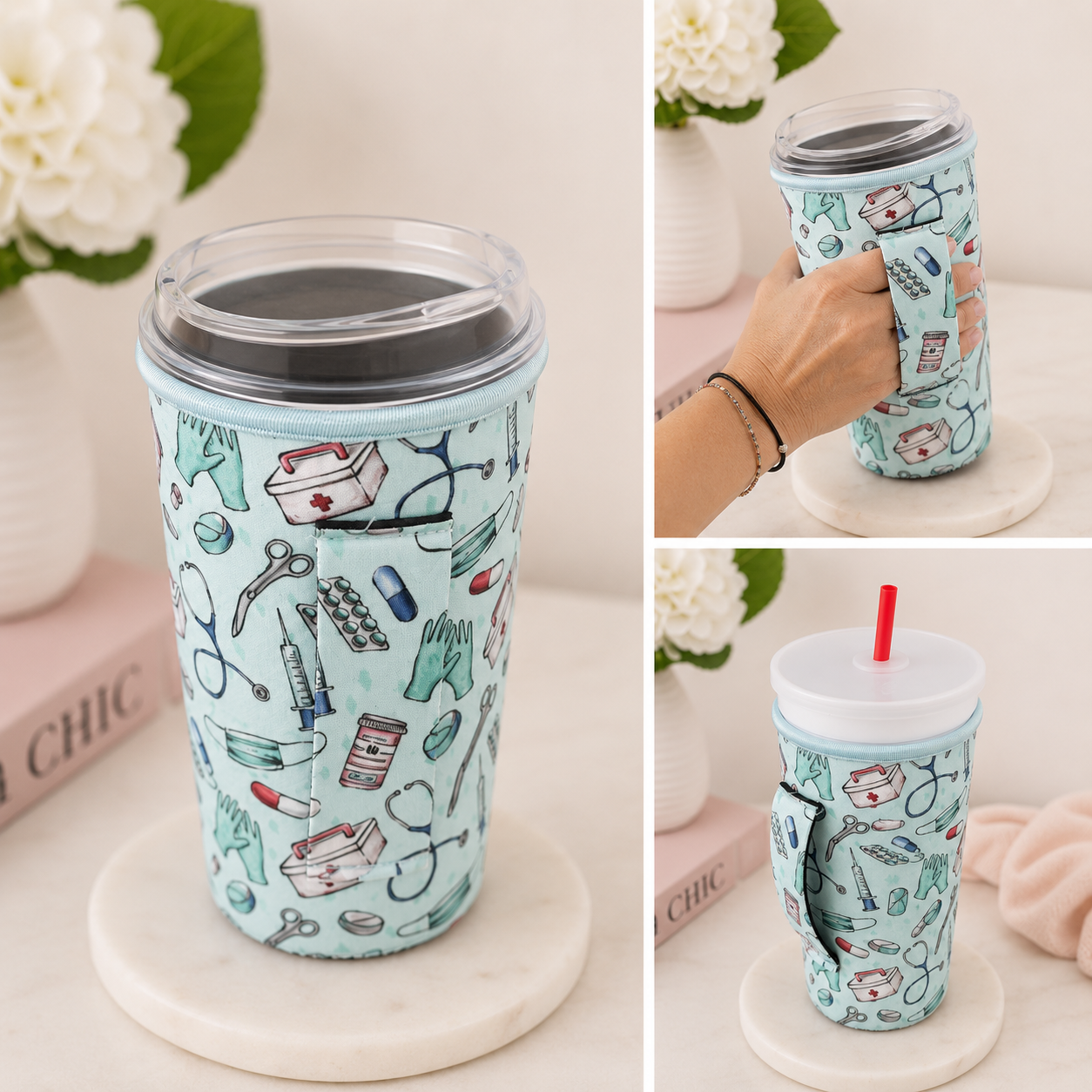 The Nurse is In Drink Sleeve- 30/32oz