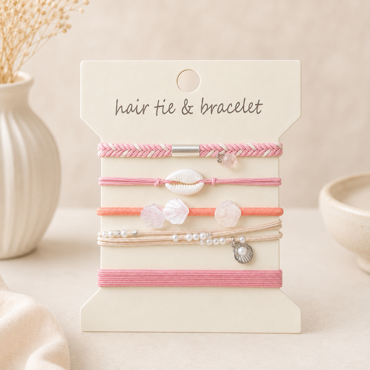 Hair Tie Bracelet Set