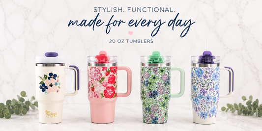 Flip Straw Tumbler- 20oz