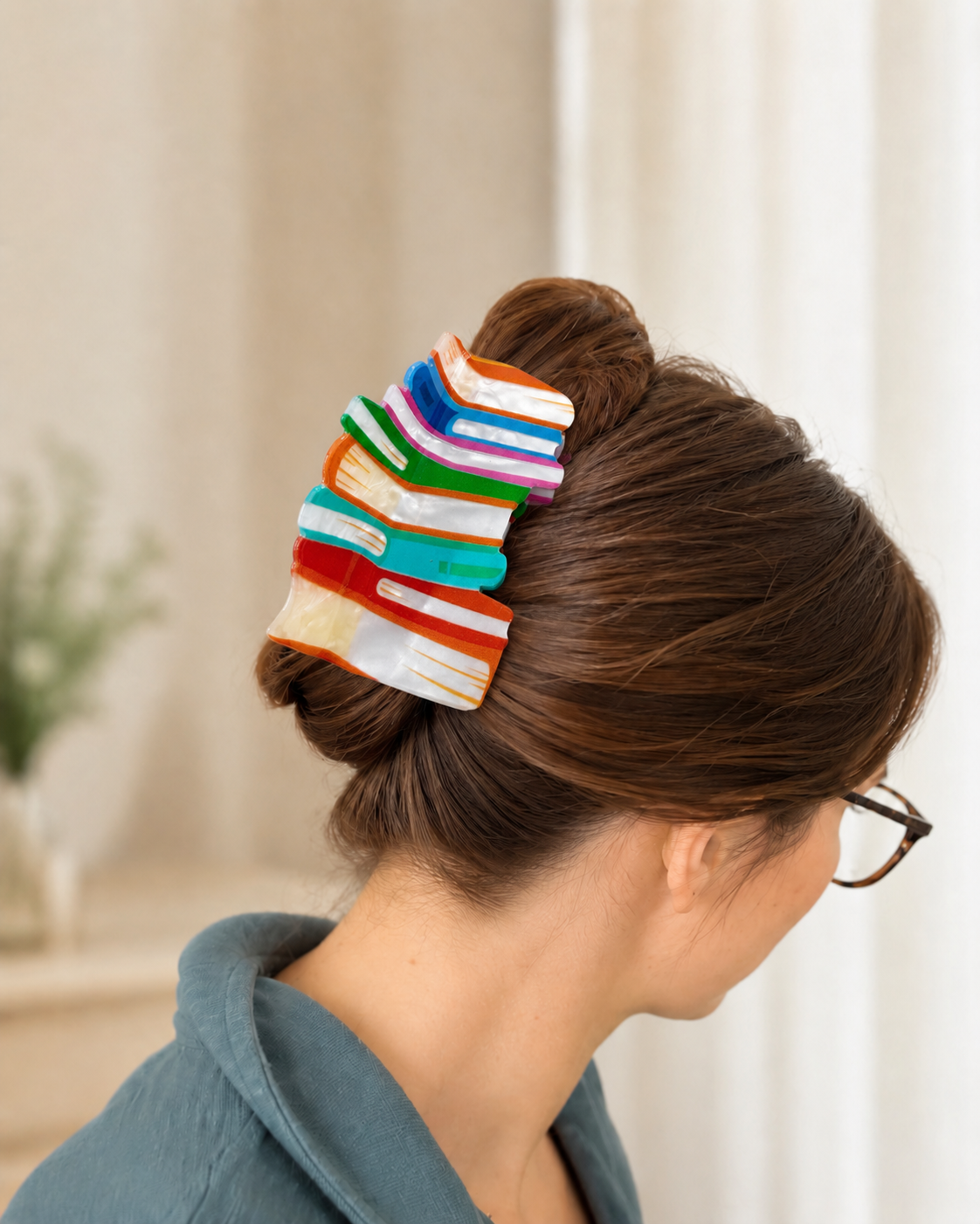 Large Book Claw Clip