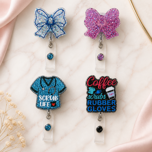 Decorative Retractable Badge Reel