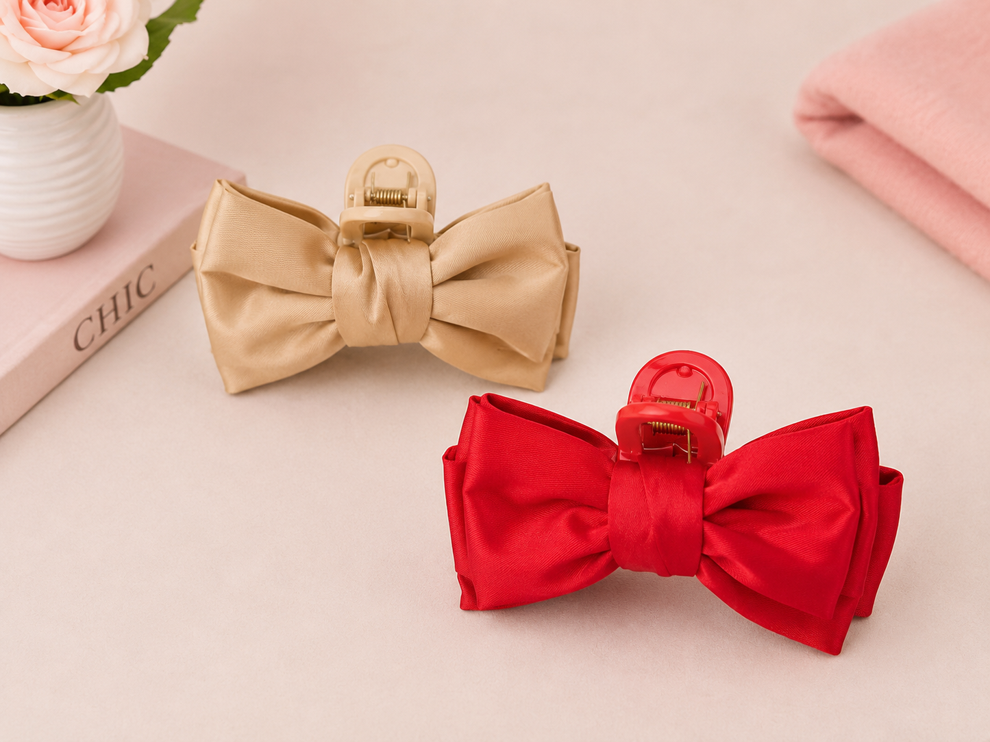Satin Claw Clip- Small