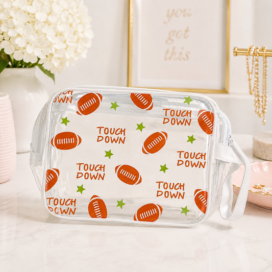 Clear Game Day Makeup Bag