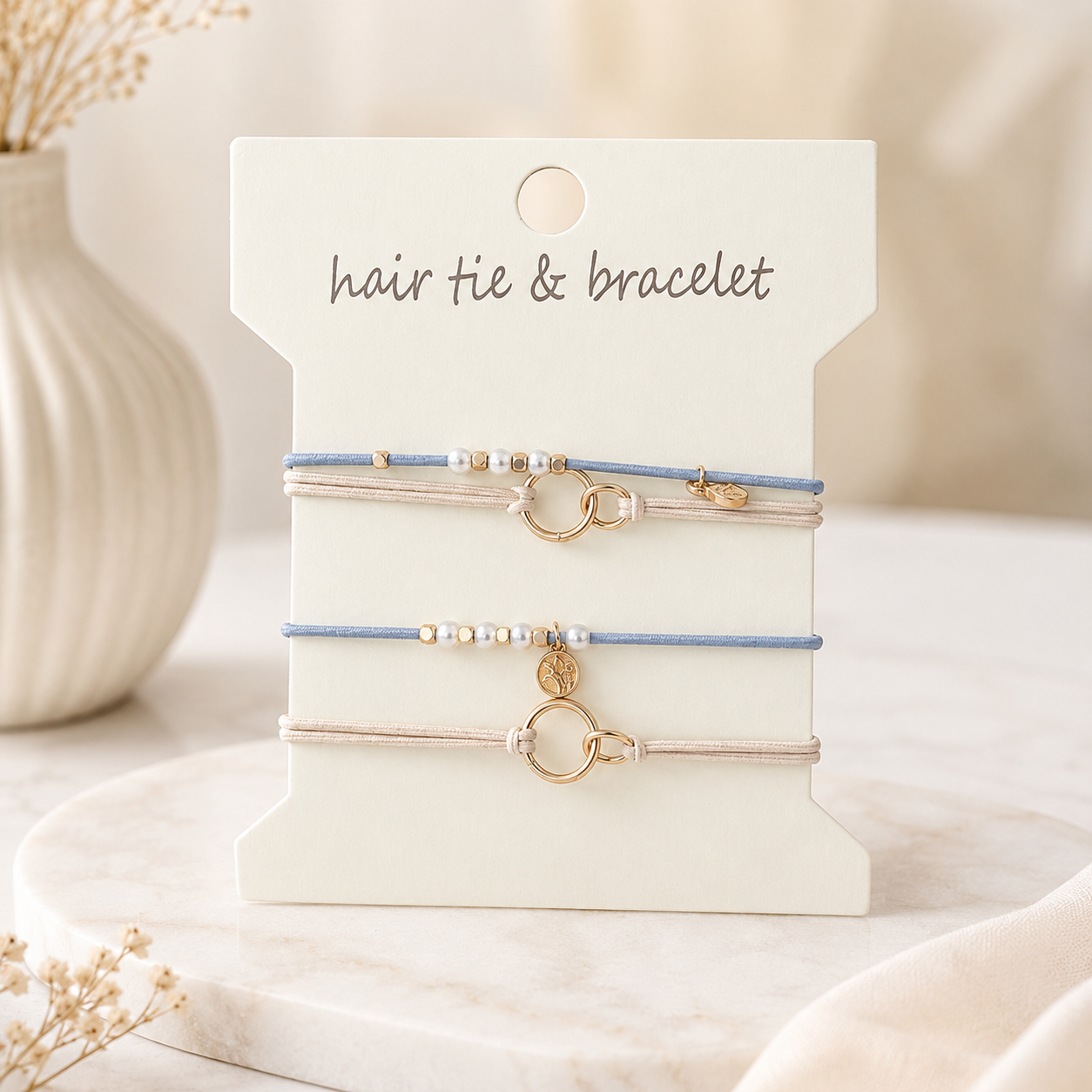 Hair Tie Bracelet Set