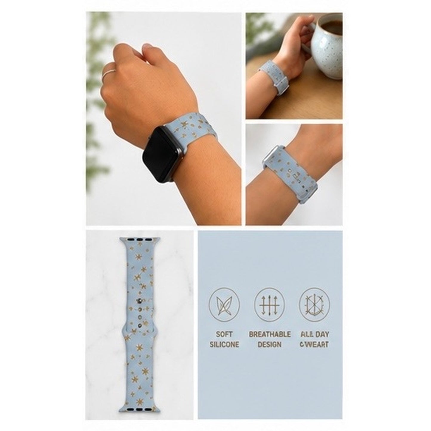 Silicone Apple Watch Band- 42/44mm